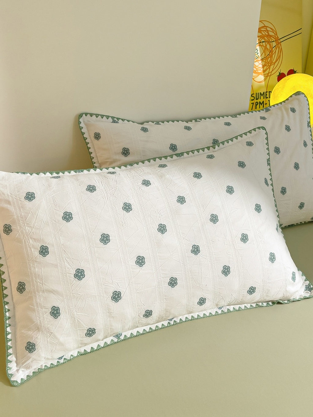 Bliss Floral Cutwork Brushed Cotton Duvet Cover original reference image 18