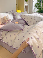 Bliss Floral Cutwork Brushed Cotton Duvet Cover original reference image 27