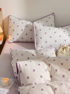 Bliss Floral Cutwork Brushed Cotton Duvet Cover original reference image 31
