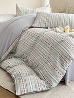 Bloomfield Cutwork Cotton Jacquard Duvet Cover original reference image 1