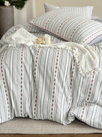 Bloomfield Cutwork Cotton Jacquard Duvet Cover original reference image 5