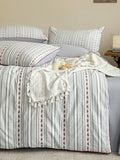 Bloomfield Cutwork Cotton Jacquard Duvet Cover original reference image 8