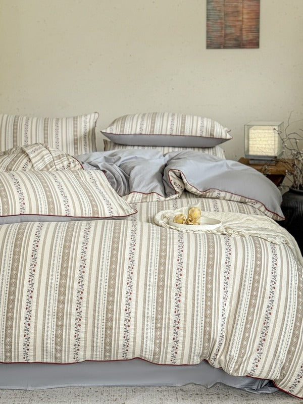 Bloomfield Cutwork Cotton Jacquard Duvet Cover original reference image 9