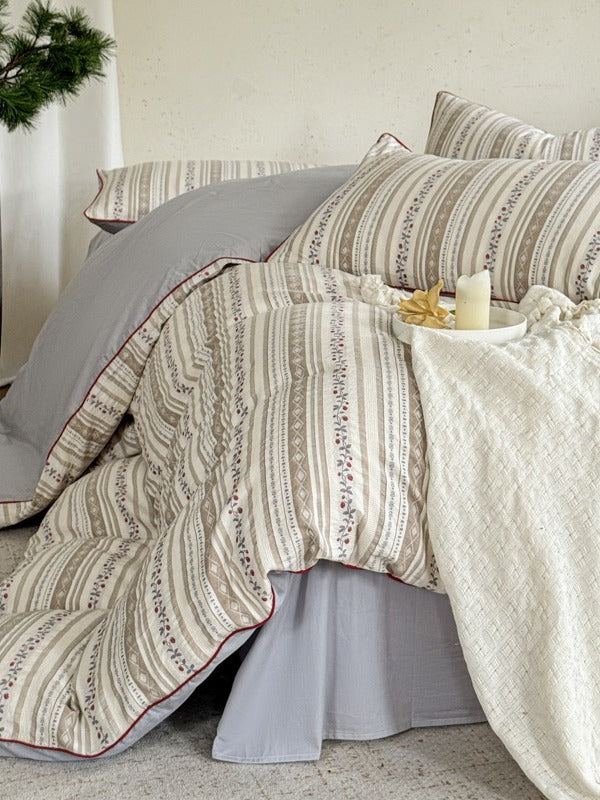 Bloomfield Cutwork Cotton Jacquard Duvet Cover original reference image 11
