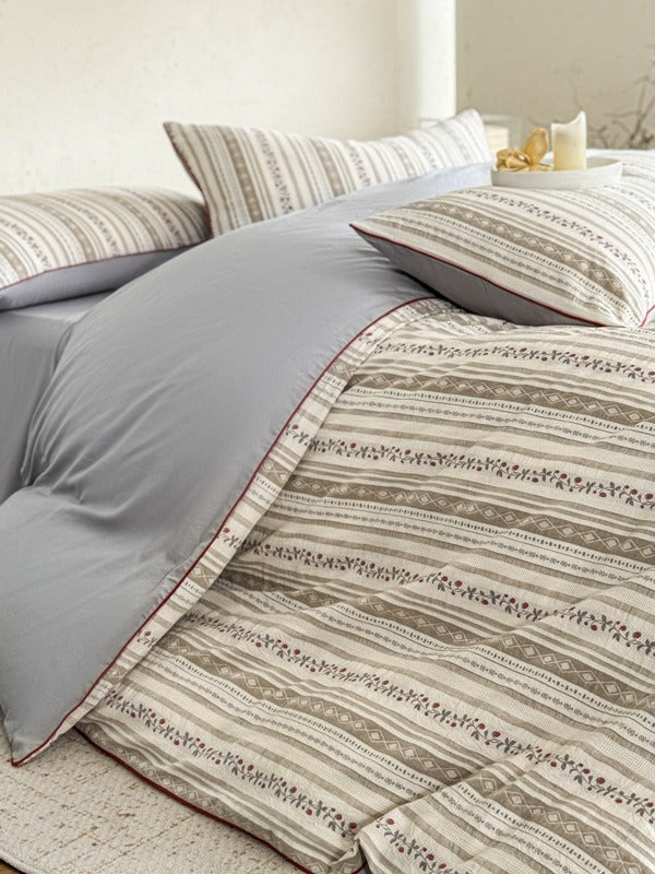 Bloomfield Cutwork Cotton Jacquard Duvet Cover original reference image 12