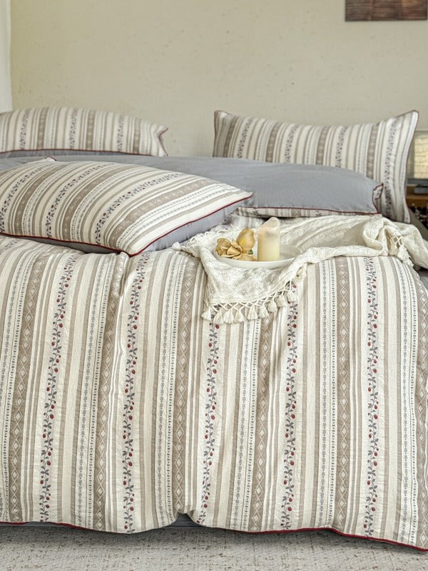 Bloomfield Cutwork Cotton Jacquard Duvet Cover original reference image 16