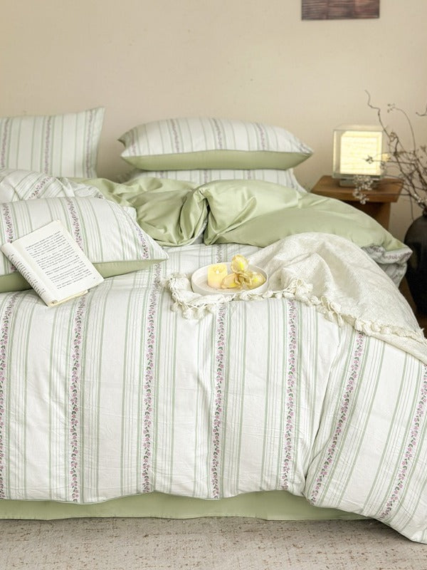 Bloomfield Cutwork Cotton Jacquard Duvet Cover original reference image 25