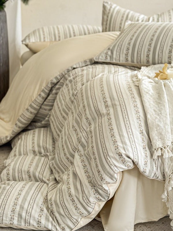Bloomfield Cutwork Cotton Jacquard Duvet Cover original reference image 37