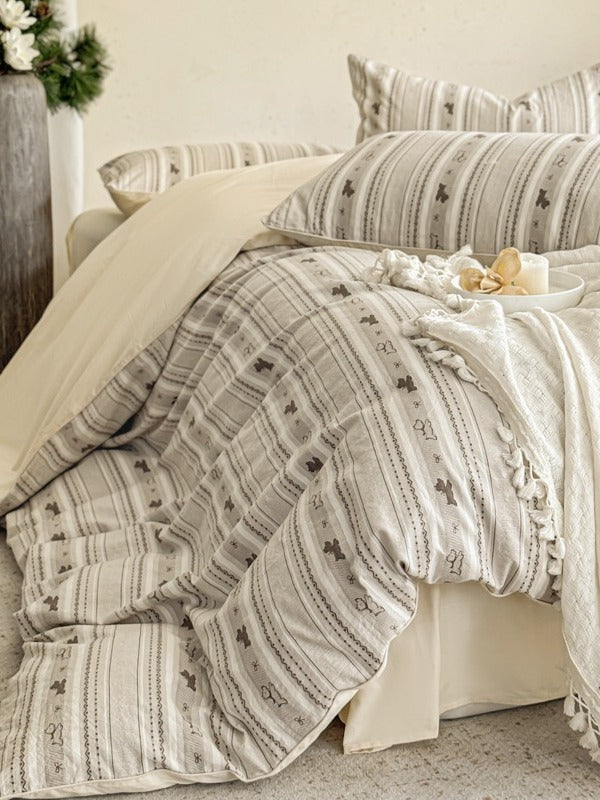 Bloomfield Cutwork Cotton Jacquard Duvet Cover original reference image 42