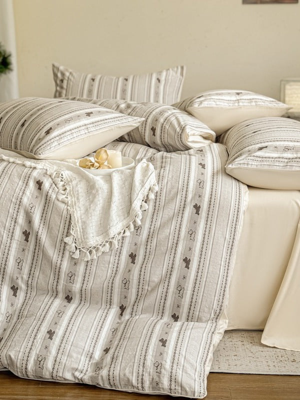 Bloomfield Cutwork Cotton Jacquard Duvet Cover original reference image 46