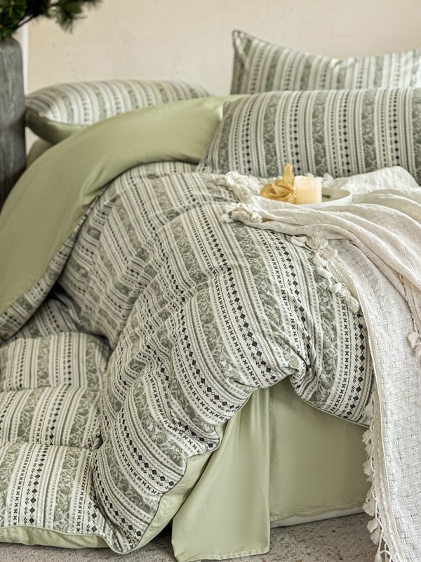 Bloomfield Cutwork Cotton Jacquard Duvet Cover original reference image 53