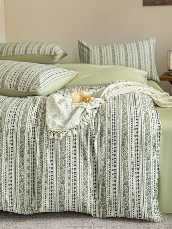 Bloomfield Cutwork Cotton Jacquard Duvet Cover original reference image 56