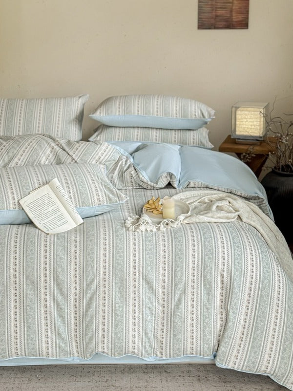 Bloomfield Cutwork Cotton Jacquard Duvet Cover original reference image 65