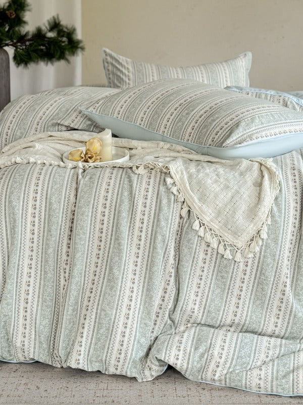 Bloomfield Cutwork Cotton Jacquard Duvet Cover original reference image 71