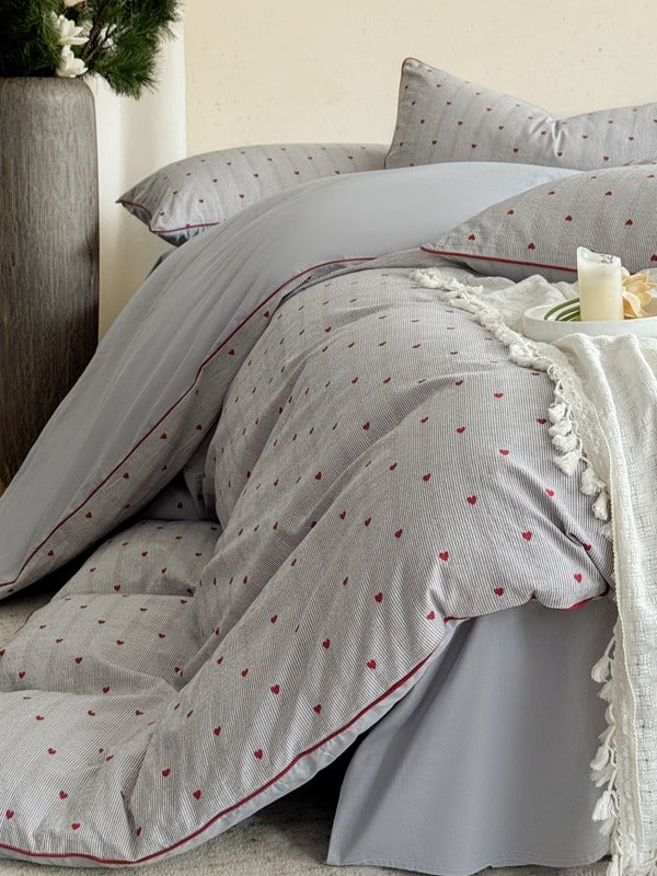 Bloomfield Cutwork Cotton Jacquard Duvet Cover original reference image 75