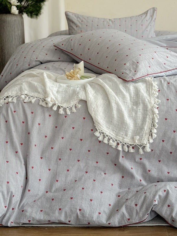 Bloomfield Cutwork Cotton Jacquard Duvet Cover original reference image 78