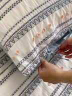 Bohemian Tufted Duvet Cover