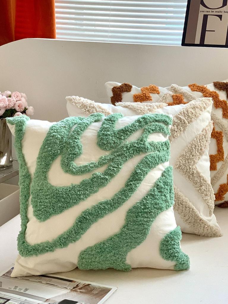 Bohemian Tufted Cotton Canvas Thick Yarn Sofa Cushion