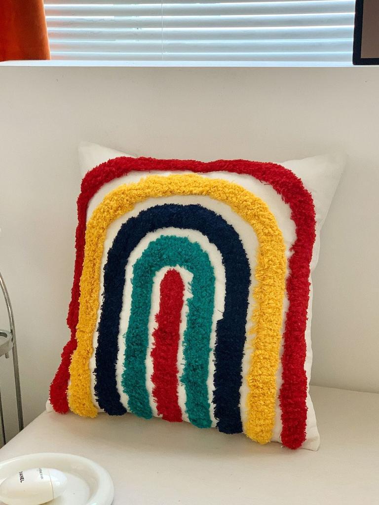 Bohemian Tufted Cotton Canvas Thick Yarn Sofa Cushion