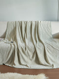 Botanical Jacquard Double-Layer Plush Throw Blanket original reference image 6