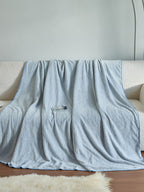 Botanical Jacquard Double-Layer Plush Throw Blanket original reference image 18