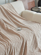 Botanical Jacquard Double-Layer Plush Throw Blanket original reference image 20