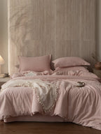 Botanical Relief Cotton Jacquard Duvet Cover Set original reference image 19