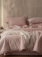 Botanical Relief Cotton Jacquard Duvet Cover Set original reference image 20