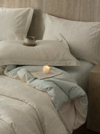 Botanical Relief Cotton Jacquard Duvet Cover Set original reference image 28