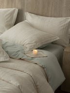 Botanical Relief Cotton Jacquard Duvet Cover Set original reference image 30