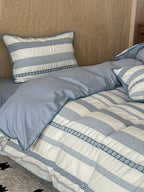 Bow and Star Cotton Jacquard Duvet Cover Set original reference image 31