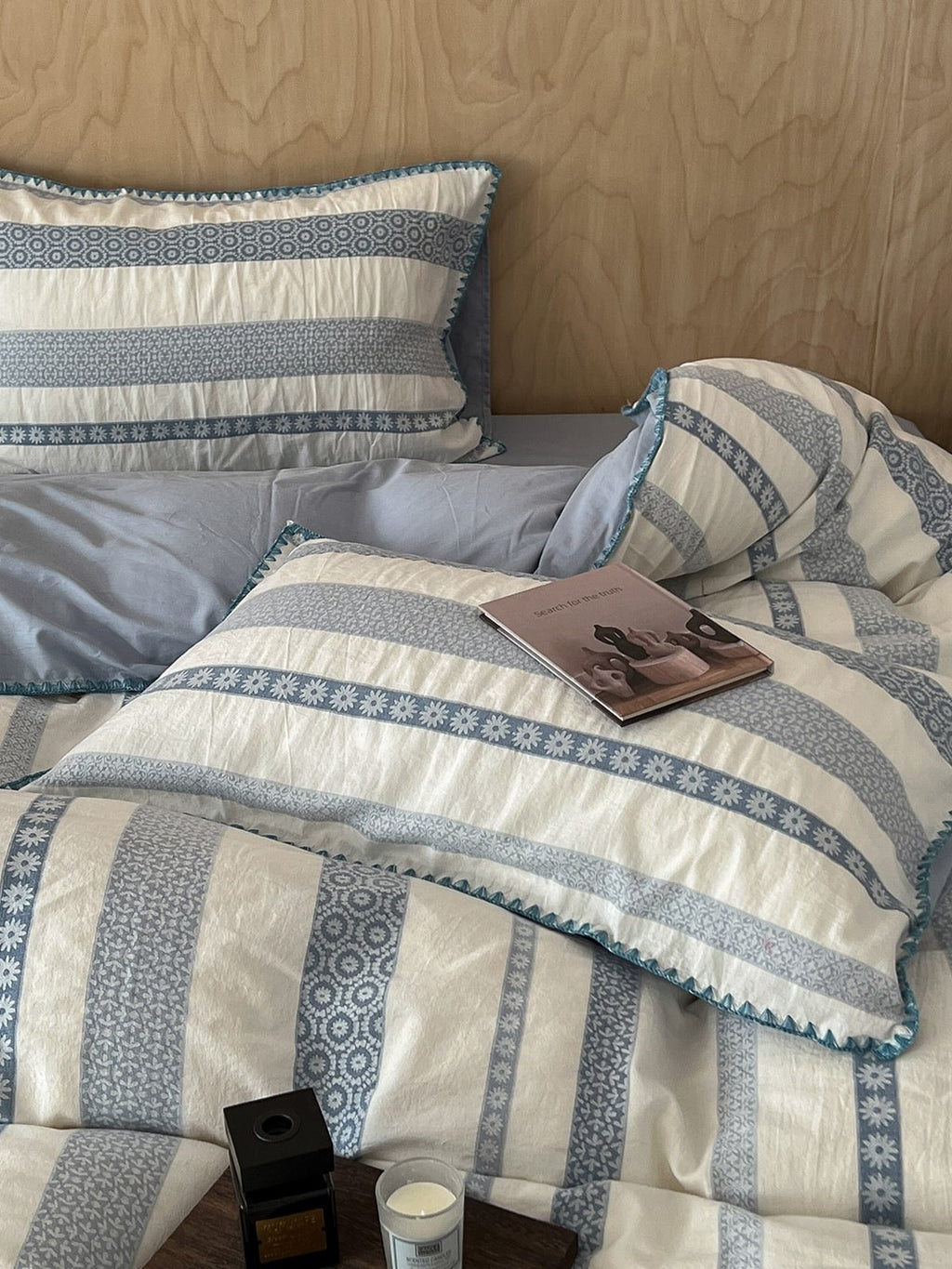 Bow and Star Cotton Jacquard Duvet Cover Set original reference image 32