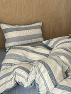 Bow and Star Cotton Jacquard Duvet Cover Set original reference image 33