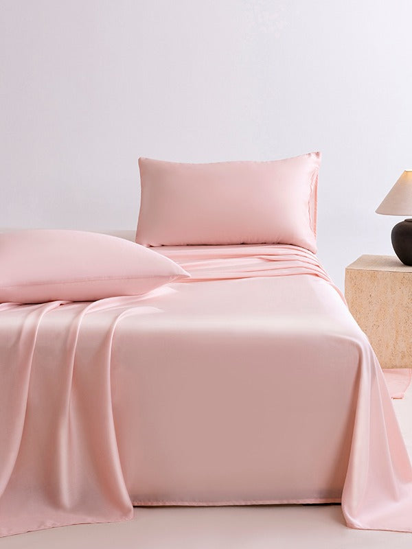 Camellia Blush TENCEL™ Lyocell Sheet Set original reference image 1