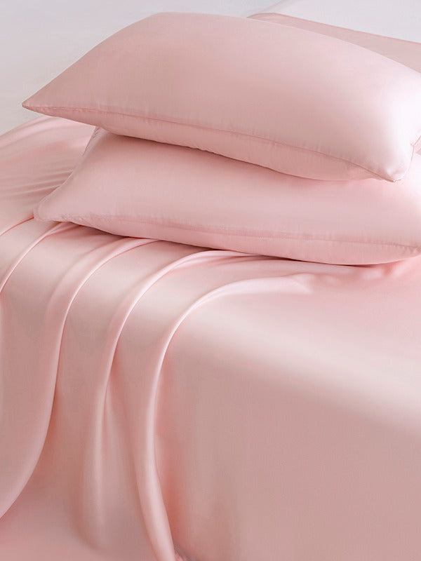 Camellia Blush TENCEL™ Lyocell Sheet Set original reference image 3