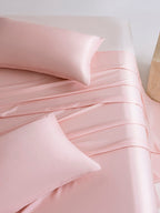 Camellia Blush TENCEL™ Lyocell Sheet Set original reference image 4