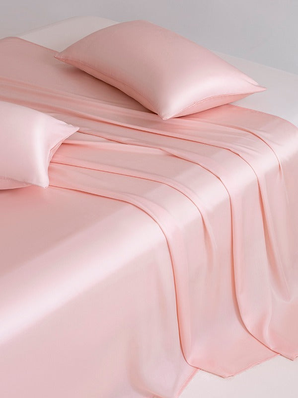 Camellia Blush TENCEL™ Lyocell Sheet Set original reference image 5