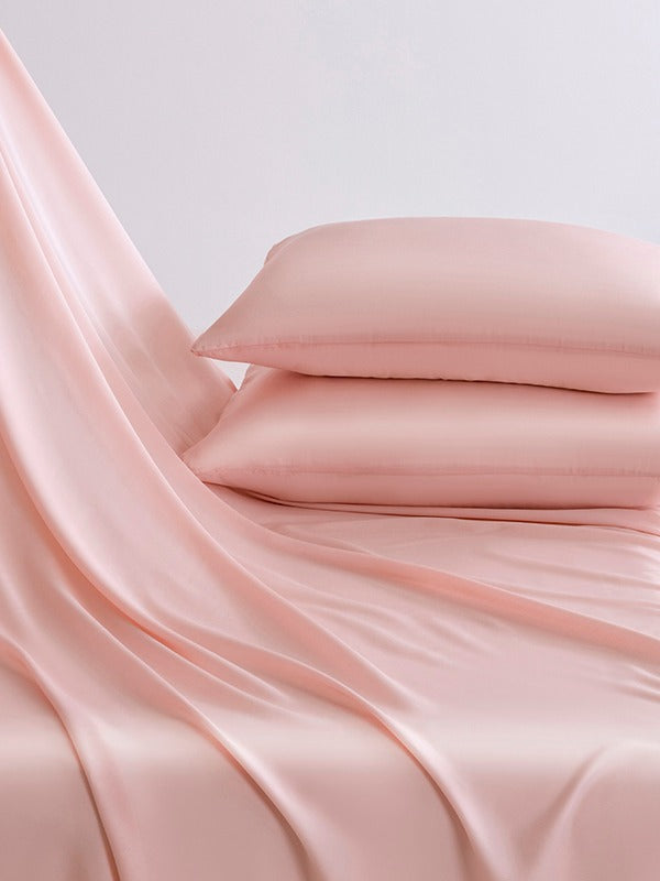 Camellia Blush TENCEL™ Lyocell Sheet Set original reference image 6