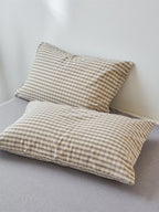 Campus Check Washed Cotton Duvet Cover original reference image 3