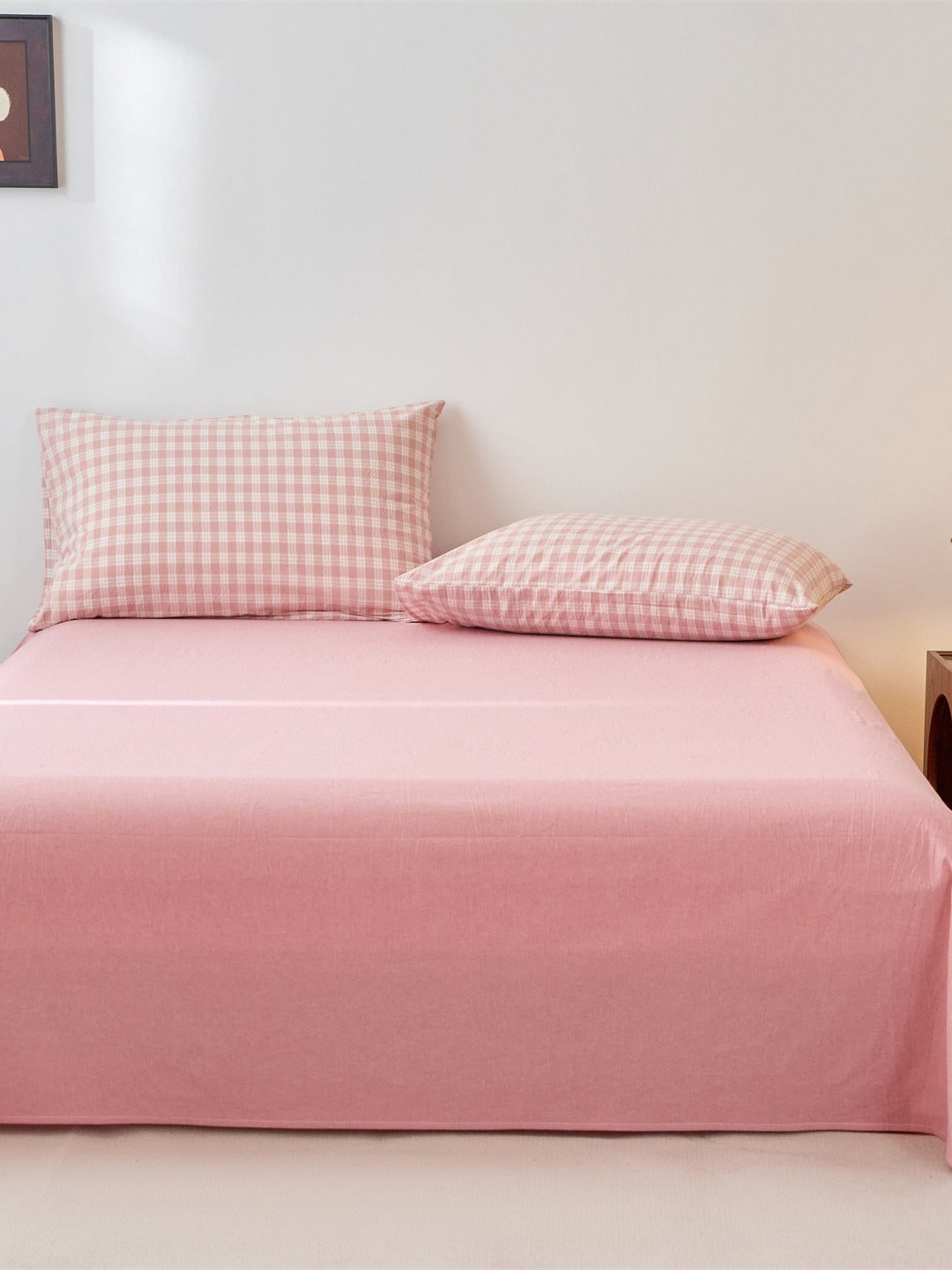 Campus Check Washed Cotton Duvet Cover original reference image 8