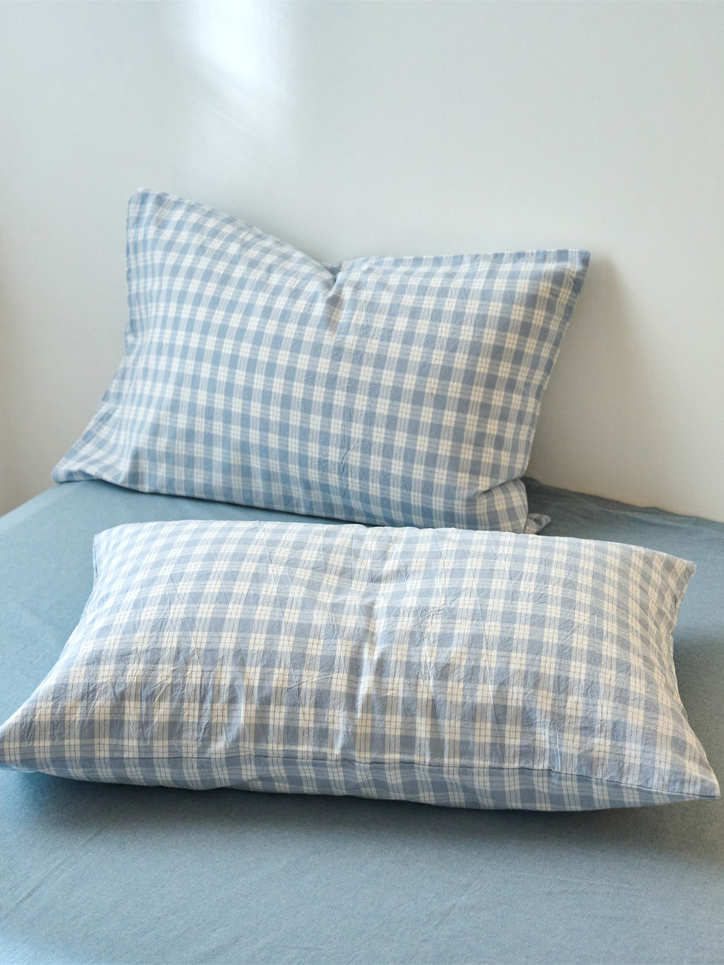 Campus Check Washed Cotton Duvet Cover original reference image 14