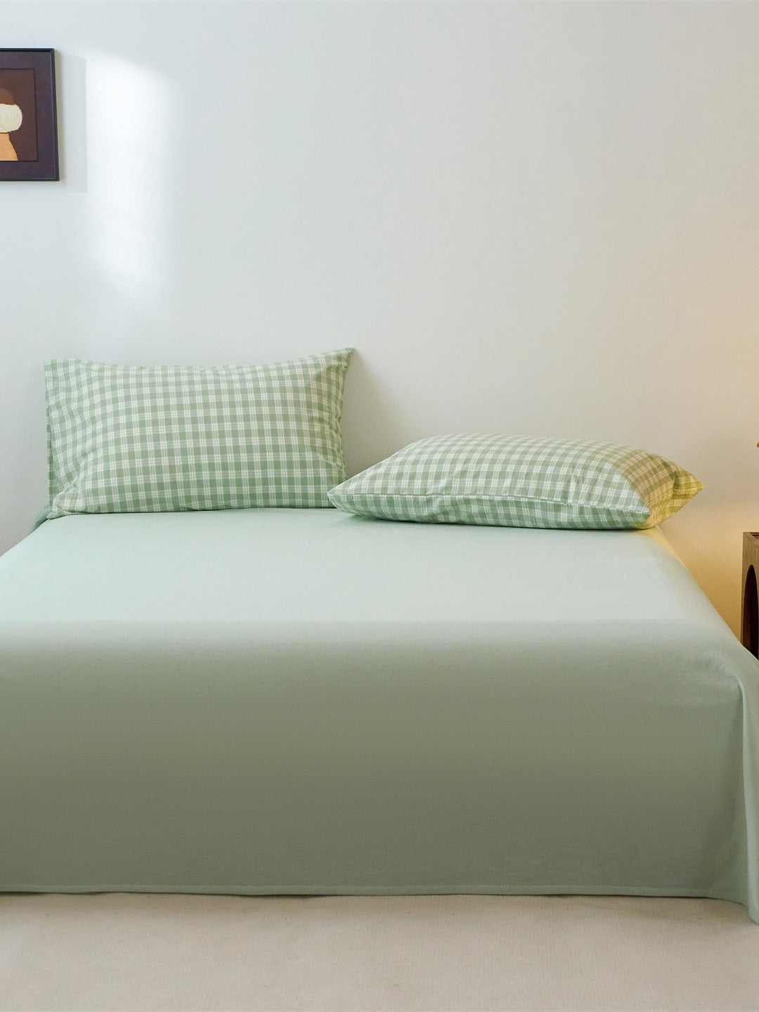 Campus Check Washed Cotton Duvet Cover original reference image 19