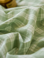 Campus Check Washed Cotton Duvet Cover original reference image 20