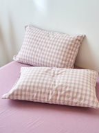 Campus Check Washed Cotton Duvet Cover original reference image 29