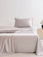 Cashmere Taupe TENCEL™ Lyocell Sheet Set original reference image 5