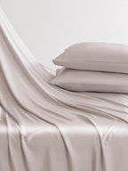 Cashmere Taupe TENCEL™ Lyocell Sheet Set original reference image 6