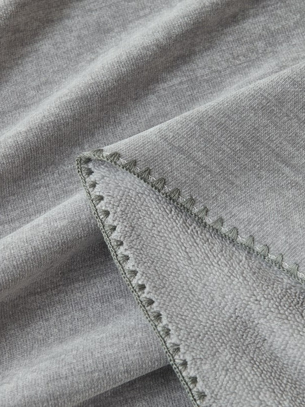 Chenille Edge Plush Throw Blanket original reference image 1