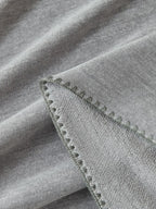 Chenille Edge Plush Throw Blanket original reference image 1