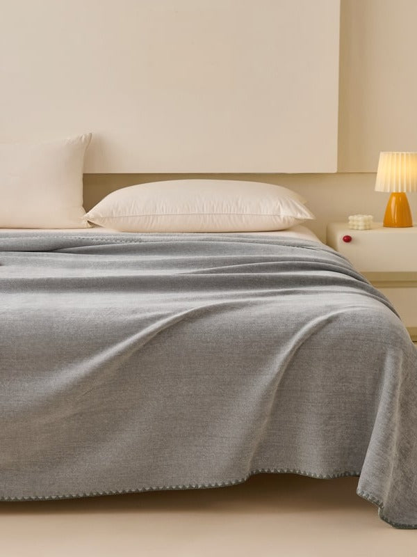Chenille Edge Plush Throw Blanket original reference image 3