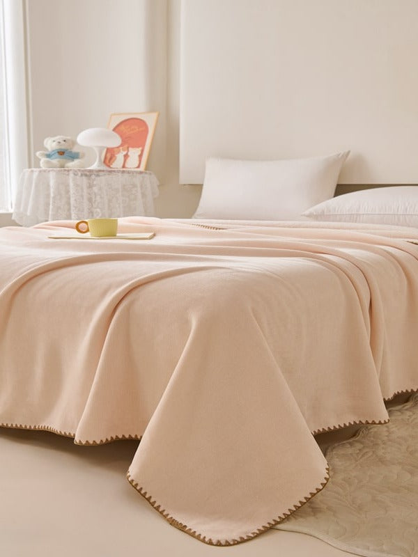 Chenille Edge Plush Throw Blanket original reference image 8